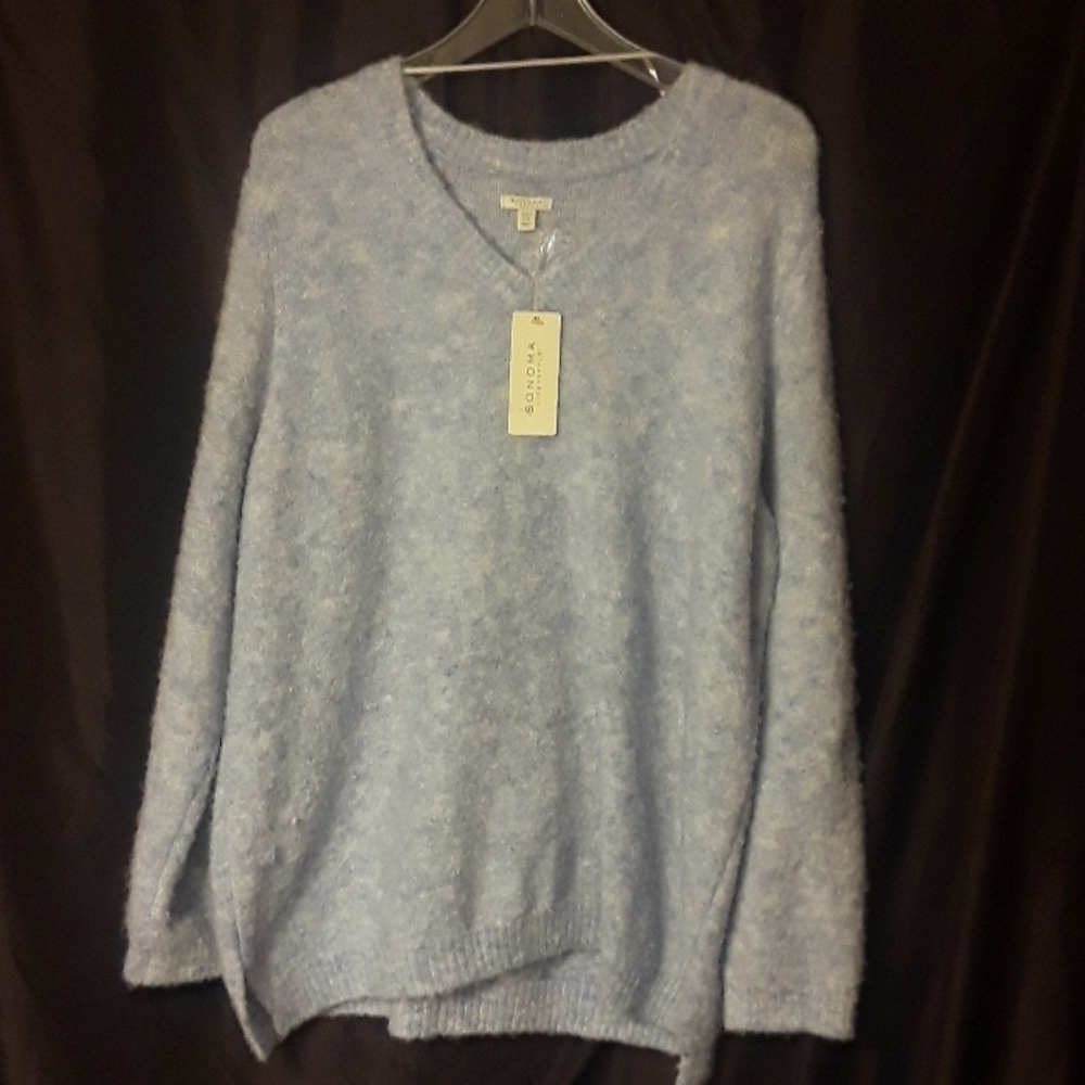 Sonoma Life+Style V-Neck Sweater Mystic Blue